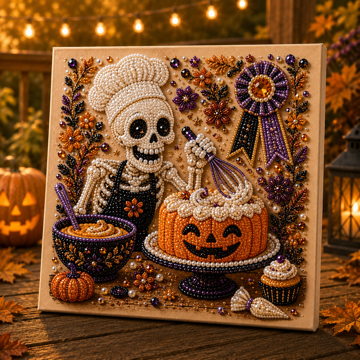 🎃 Absurd Halloween Moments Pearl Art Kit