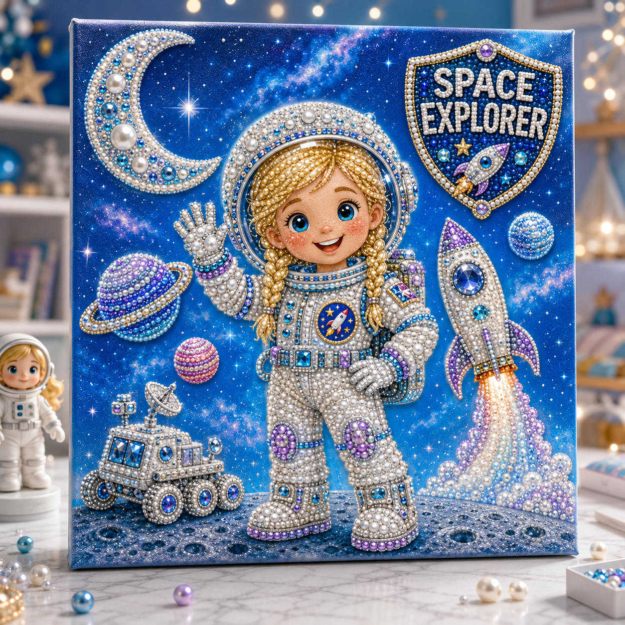 🖼️Career Dreams DIY Pearl Bead Art Kit for Kids
