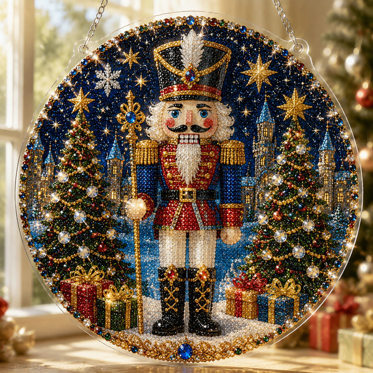 🔥Last Day 49% OFF-🎄Christmas Diamond Art Hanging Ornament Kit