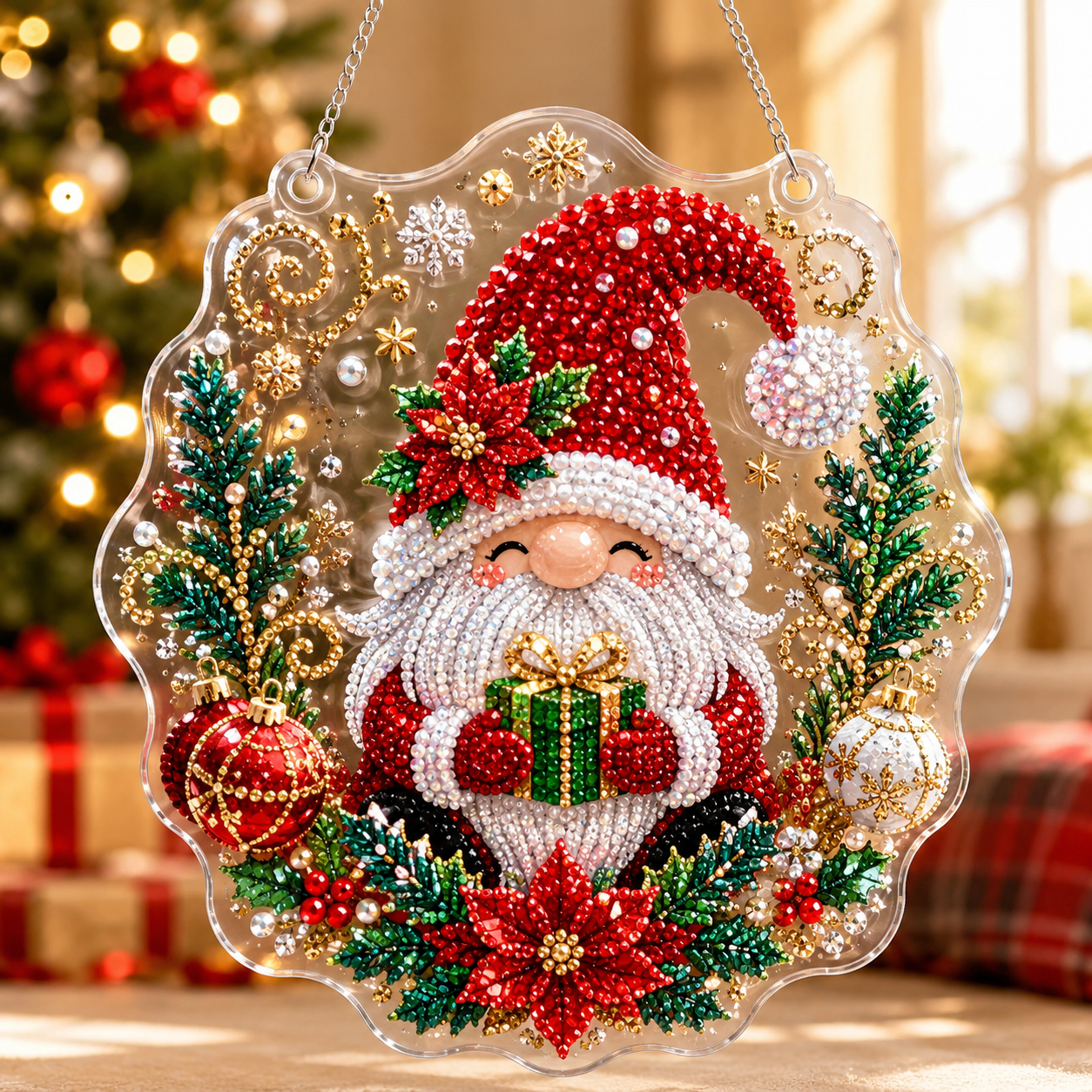 🔥Last Day 49% OFF-🎄Christmas Diamond Art Hanging Ornament Kit