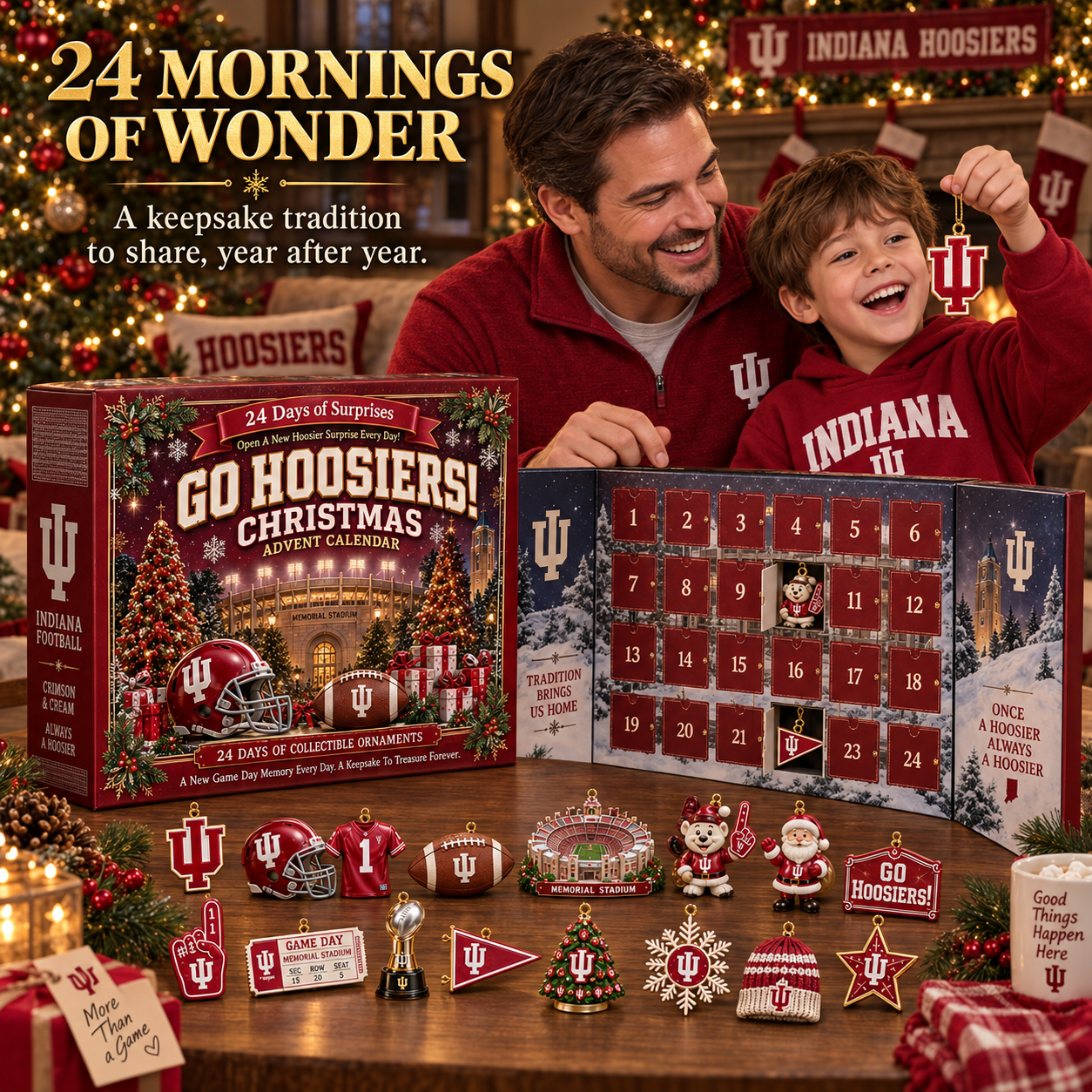 🎄 Go Hoosiers! Football Christmas Advent Calendar
