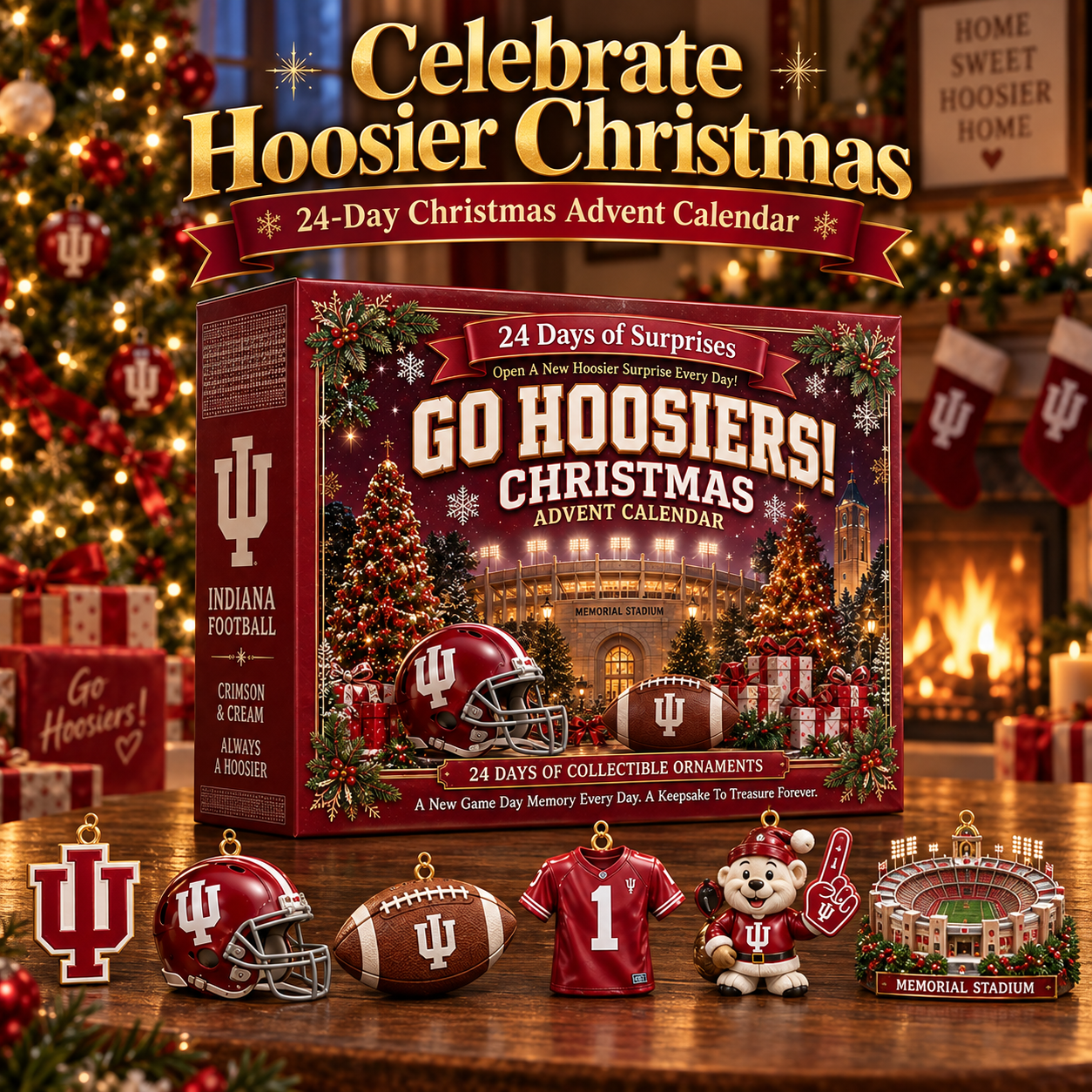 🎄 Go Hoosiers! Football Christmas Advent Calendar