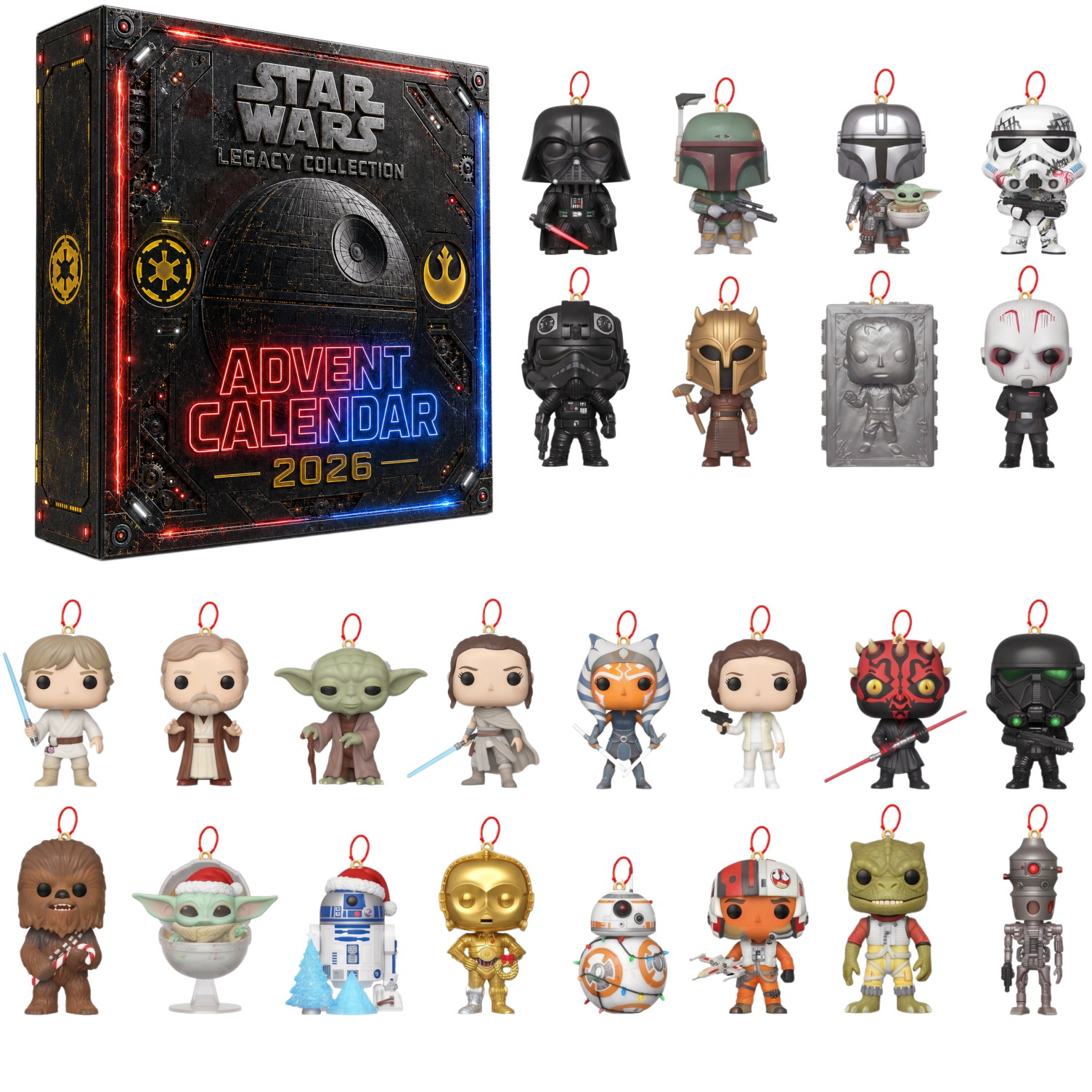 🌌 Star Wars Galactic Christmas Countdown — 24 Days of Collectible Ornaments