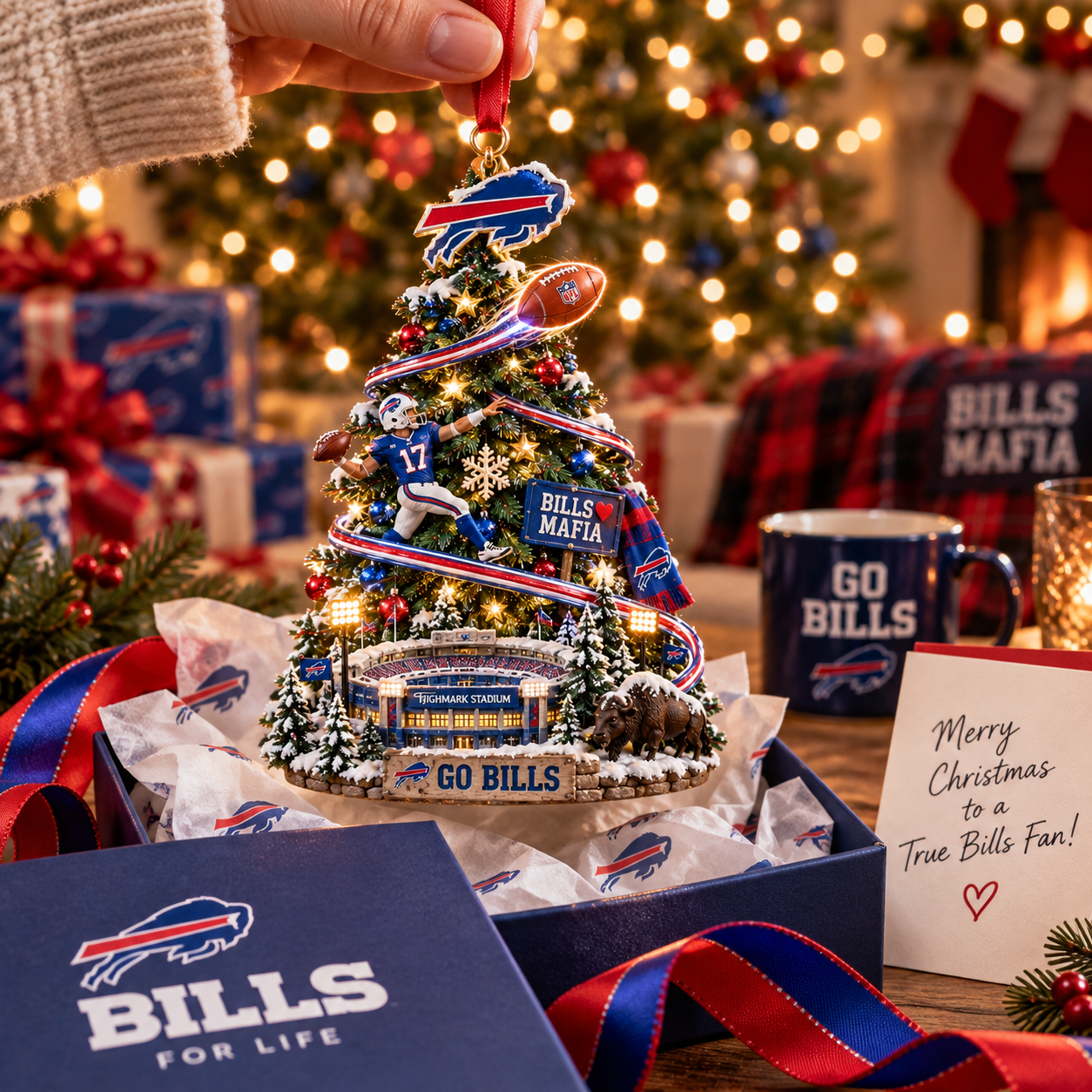 Buffalo Where Belief Never Fades Christmas Ornament