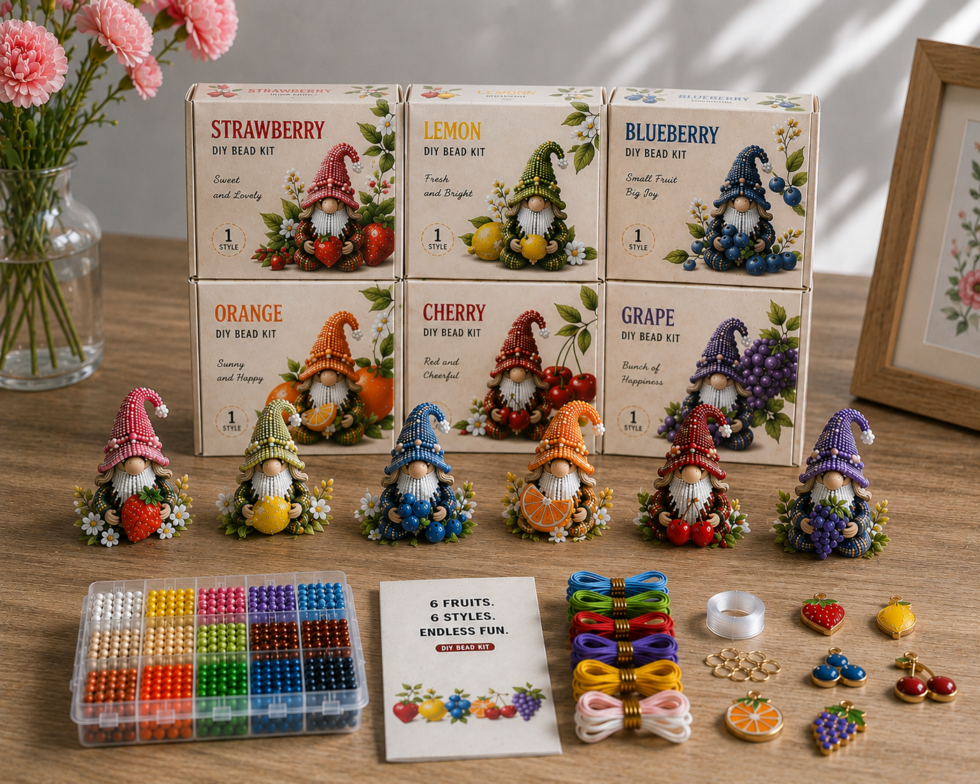 3D Rustic Farmhouse Gnome DIY Collection 🪴
