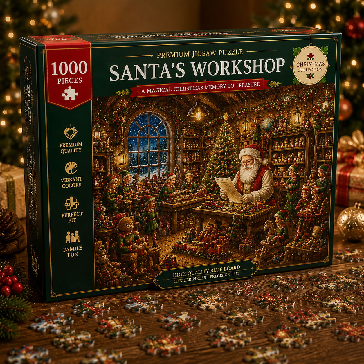 🎄Christmas Magic Collection™ – 1000 Piece Premium Christmas Jigsaw Puzzle