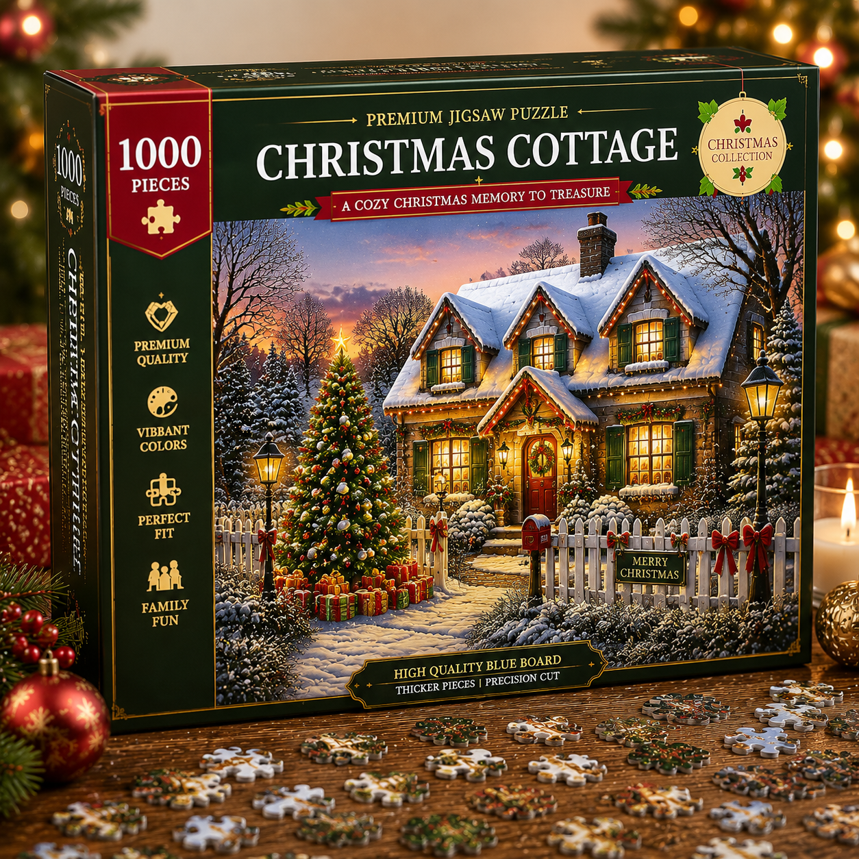 🎄Christmas Magic Collection™ – 1000 Piece Premium Christmas Jigsaw Puzzle