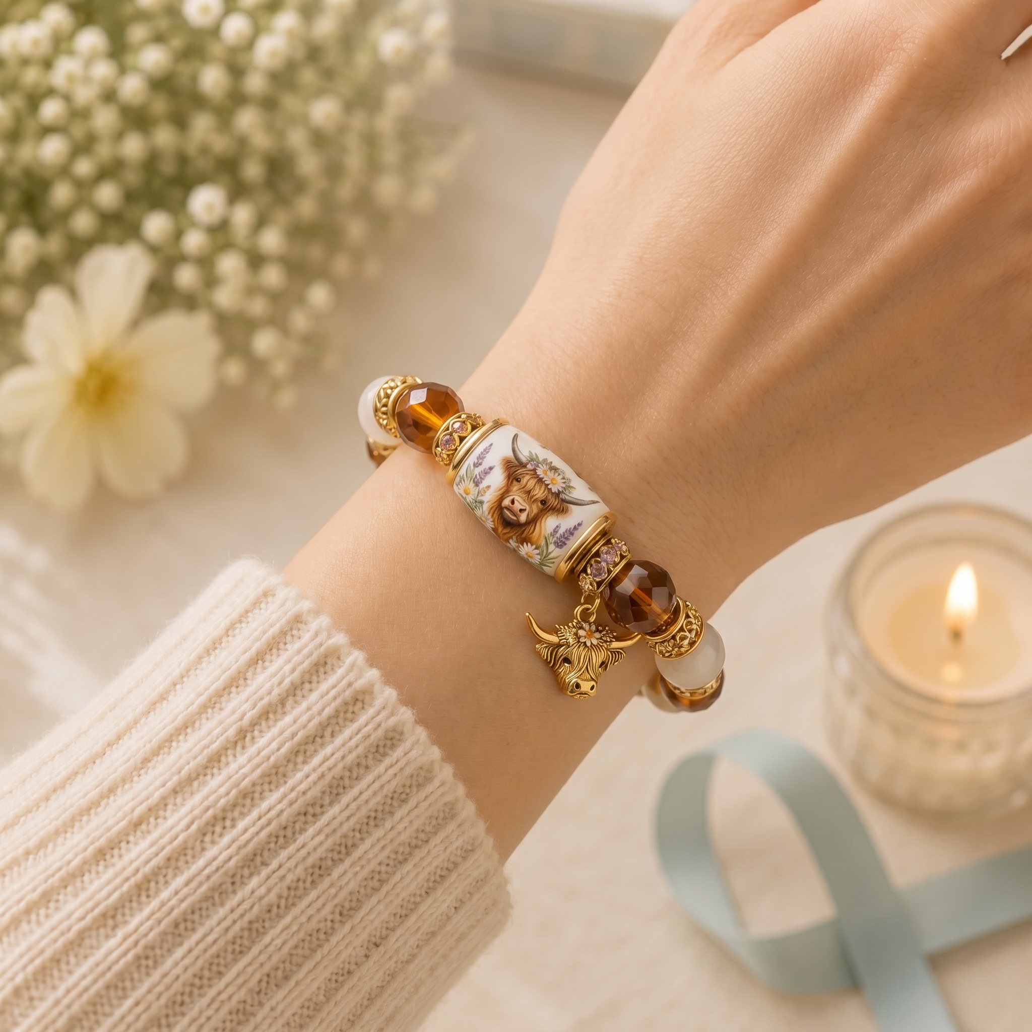 Wild  Gentle  Warm Highland Garden Bracelet