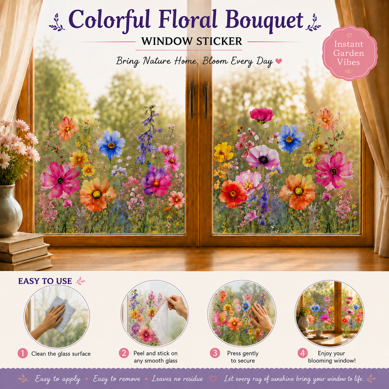 🔥49% OFF🌸 BloomVista™ Window Garden Collection📦Limited Stock ！