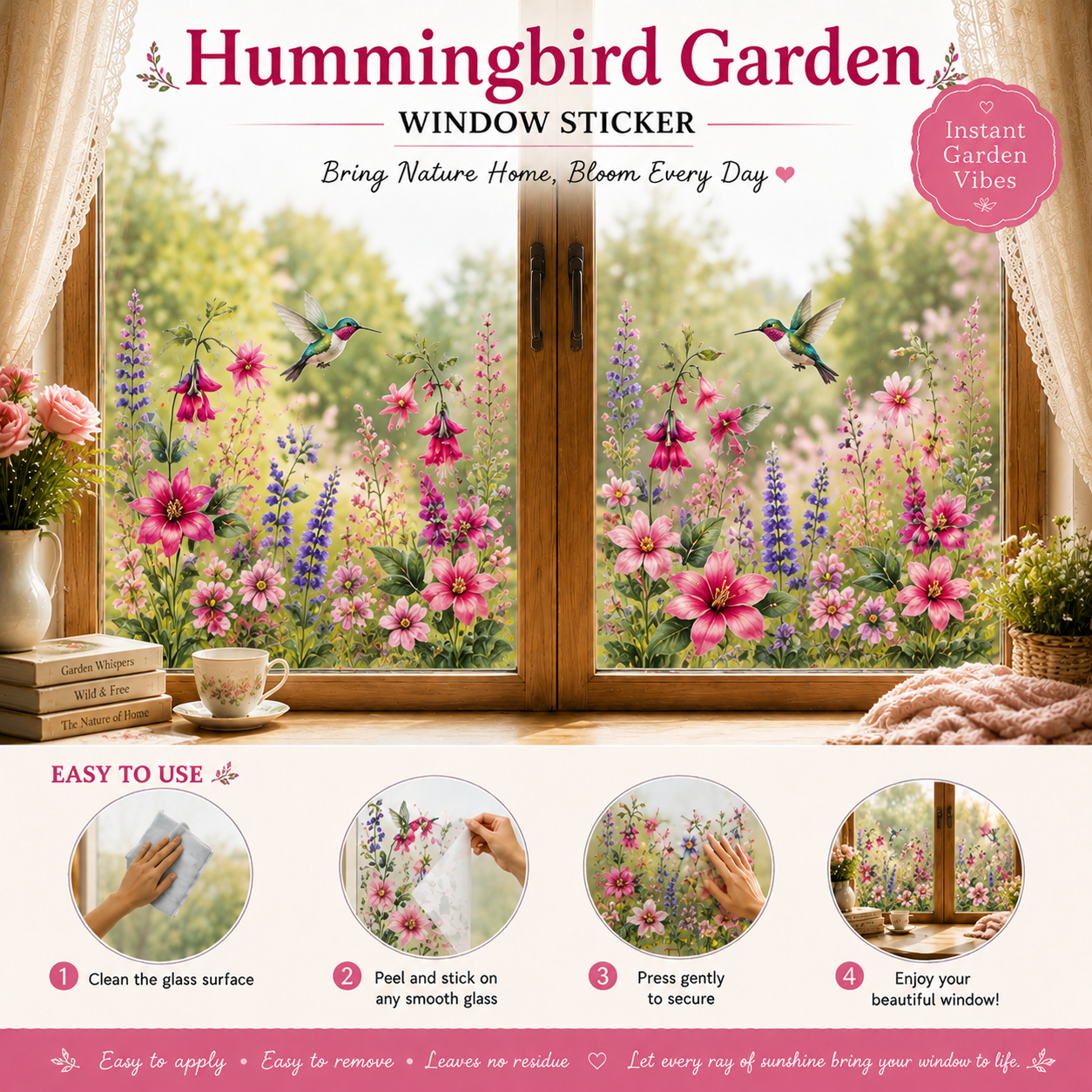 🔥49% OFF🌸 BloomVista™ Window Garden Collection📦Limited Stock ！