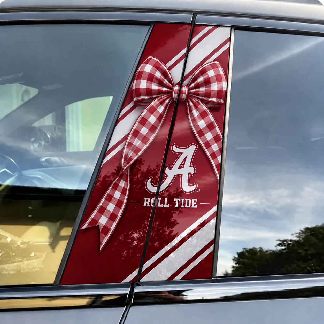 Alabama Crimson Tide Car Pillar Wrap Special - Universal Fit