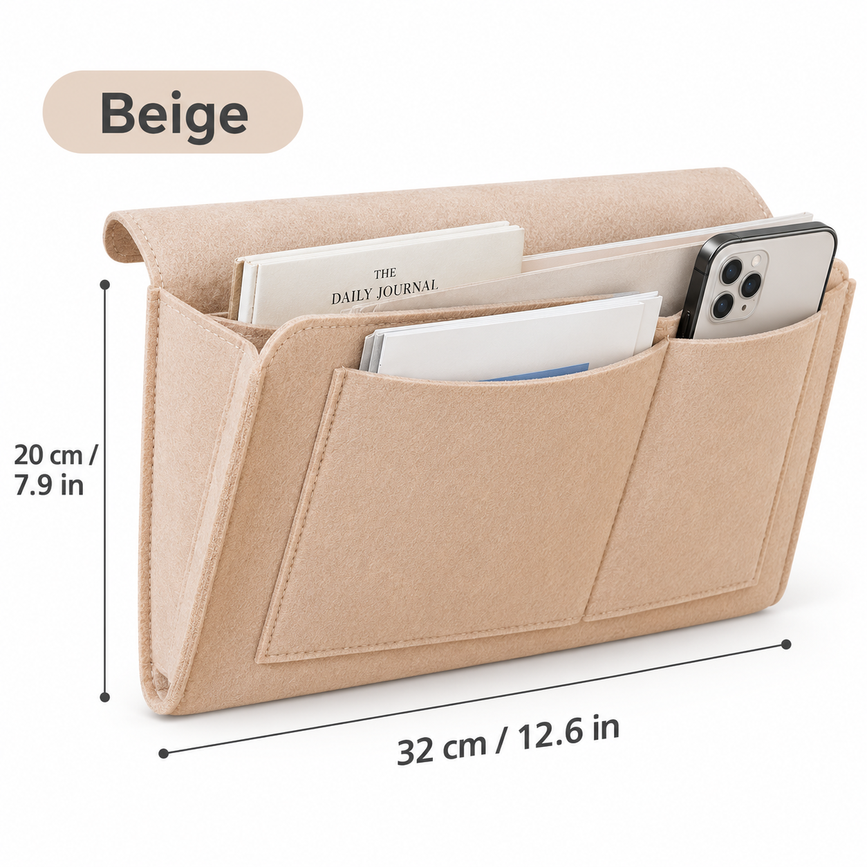 Last Day Sale — Up to 70% OFF | Bedside Hanging Organizer – Keep Essentials Within Reach