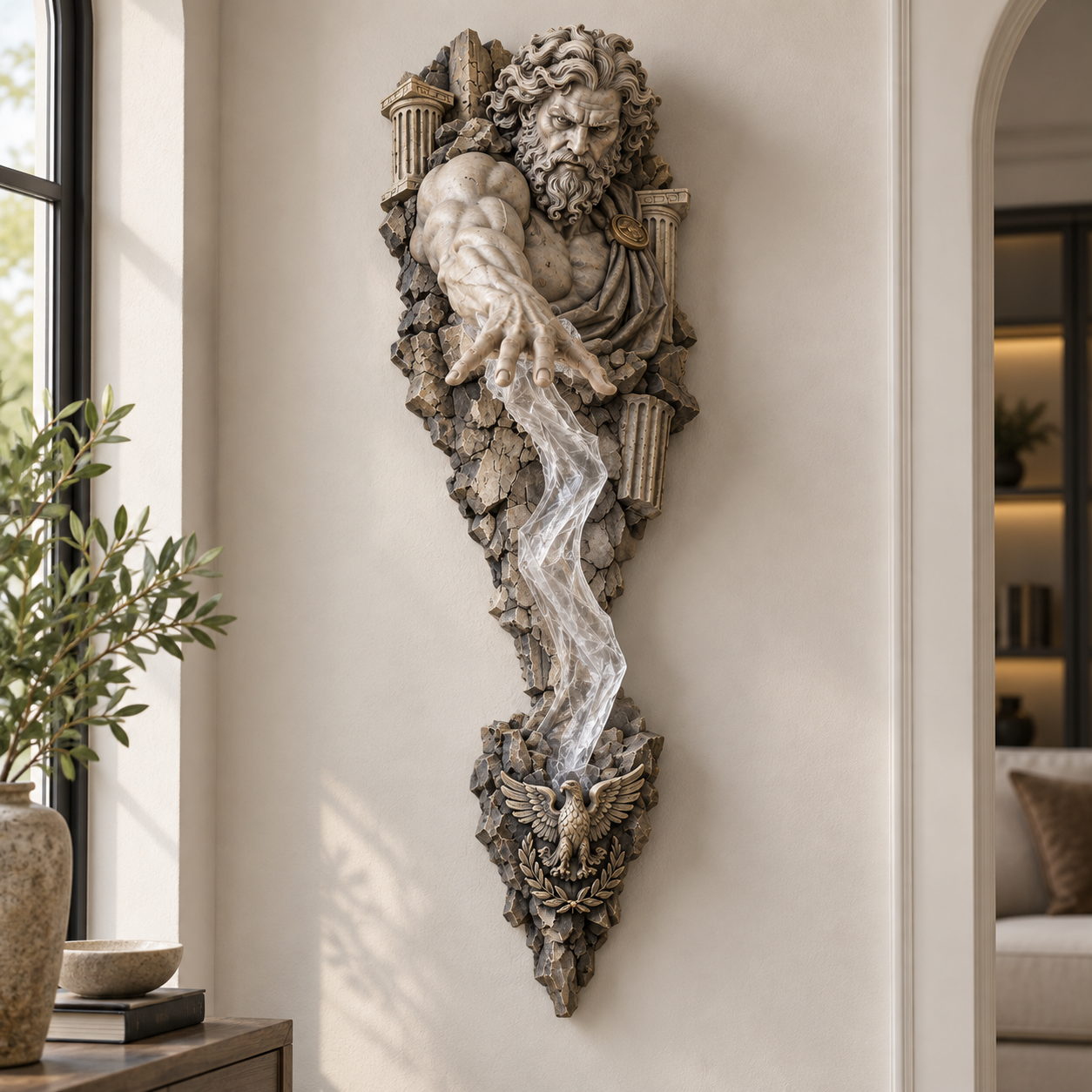 ⏰ Limited Stock 50% OFF  ⚡🌊 Mythological Sculpture Wall Lamp Collection 🏛️✨