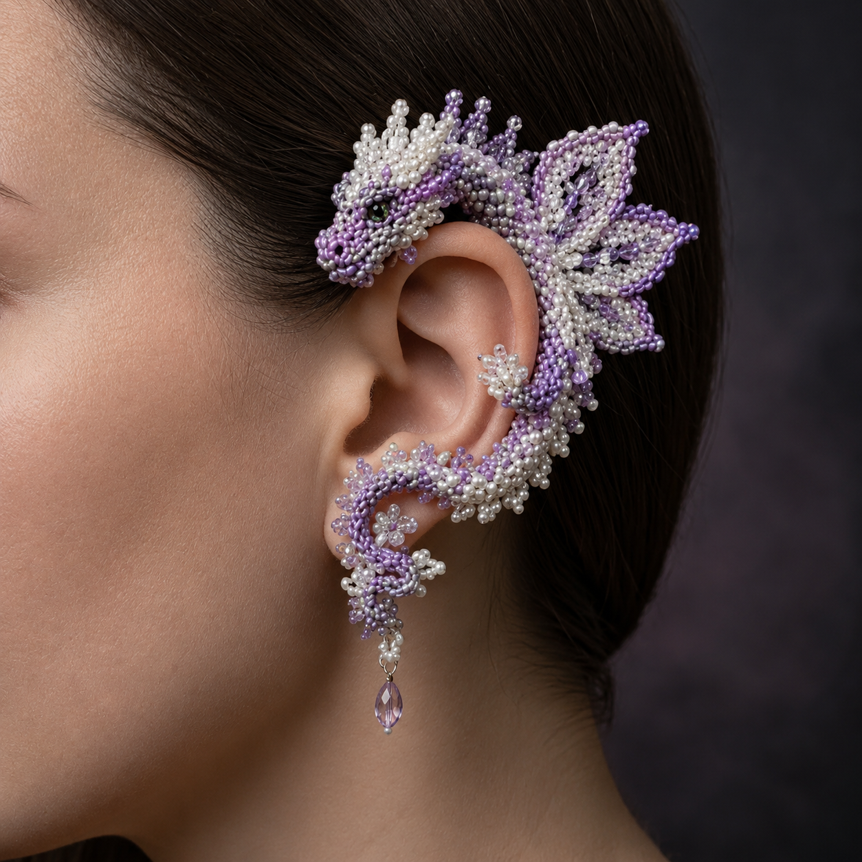 DIY Beaded Dragon Ear Cuff Kit