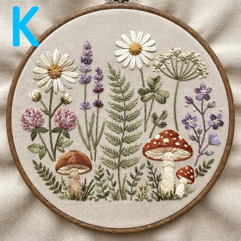 🔥49% Off Last Day 🌸Floral Series Hand Embroidery Kit (📦Buy 3 Free Shipping)