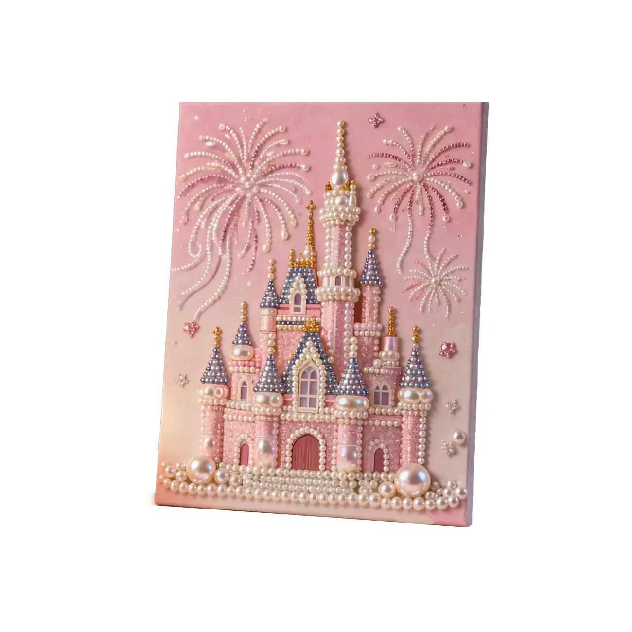 🏰✨DIY Beaded Art Kit - Castle Pearl Painting🎇