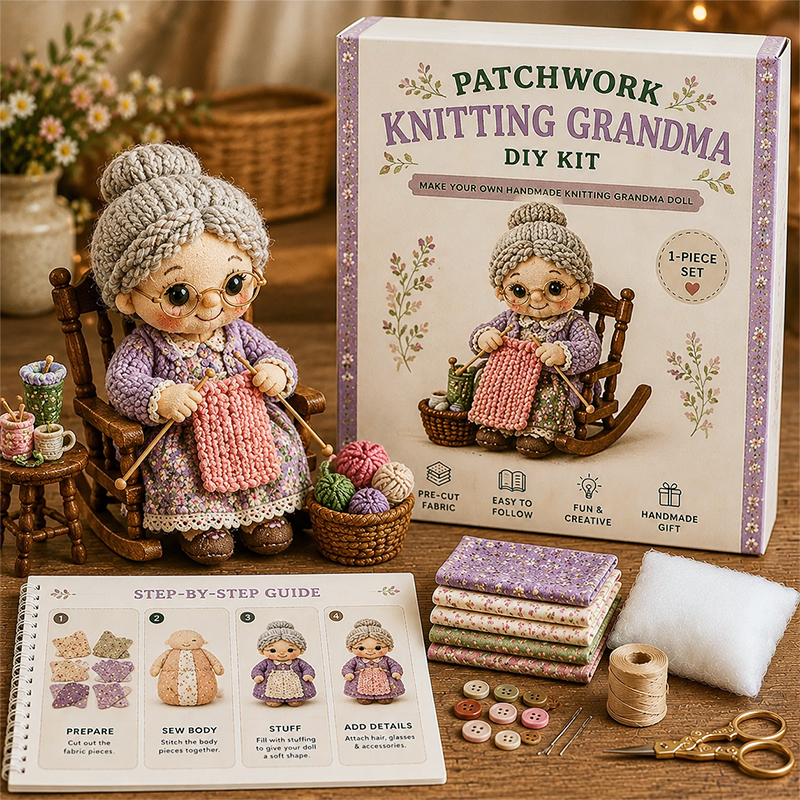 🌸 Patchwork DIY Doll Kits – Handmade Fun & Creativity