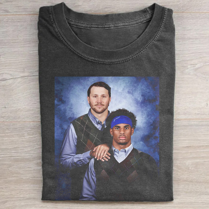 Josh Allen Keon Coleman Step Brothers Buffalo Football T-Shirt