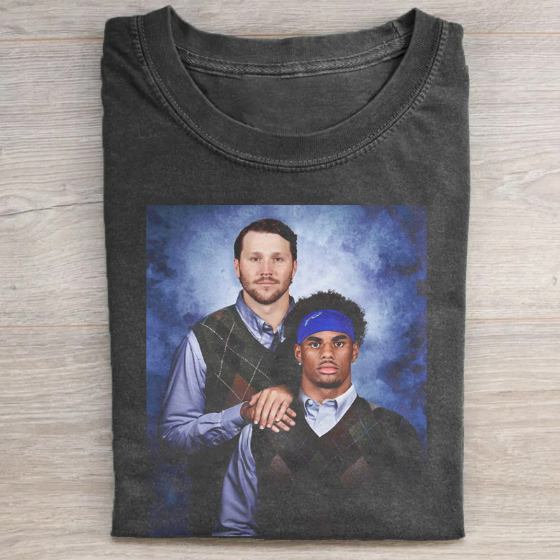 Josh Allen Keon Coleman Step Brothers Buffalo Football T-Shirt