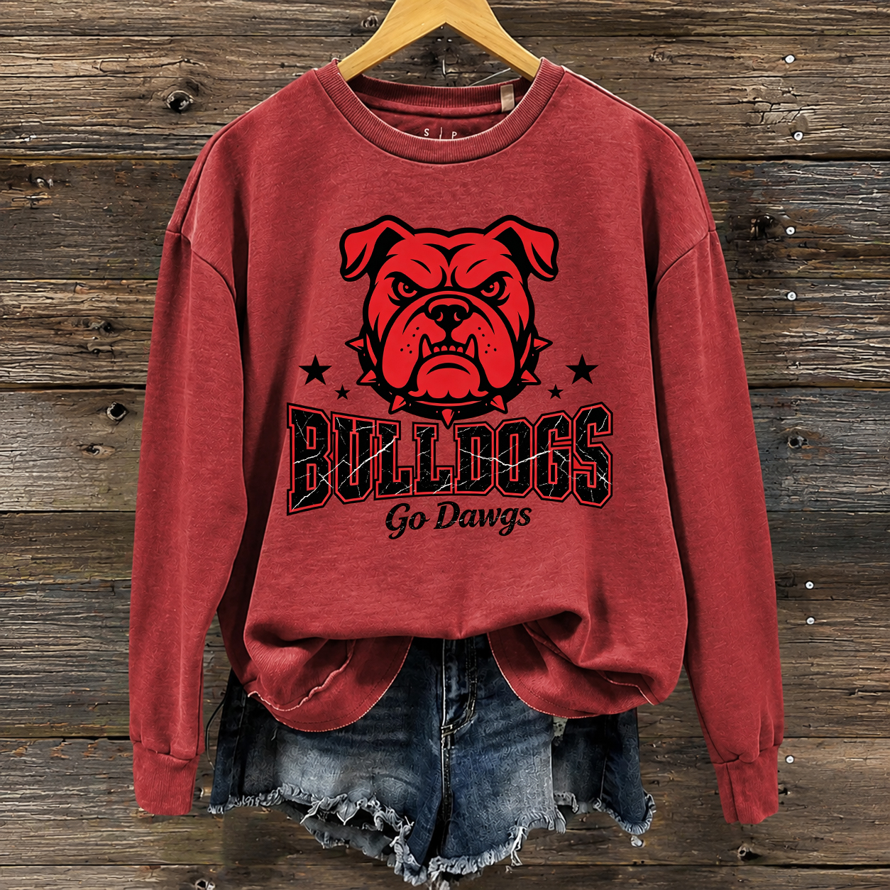 Georgia Dawgs Football Sweatshirt