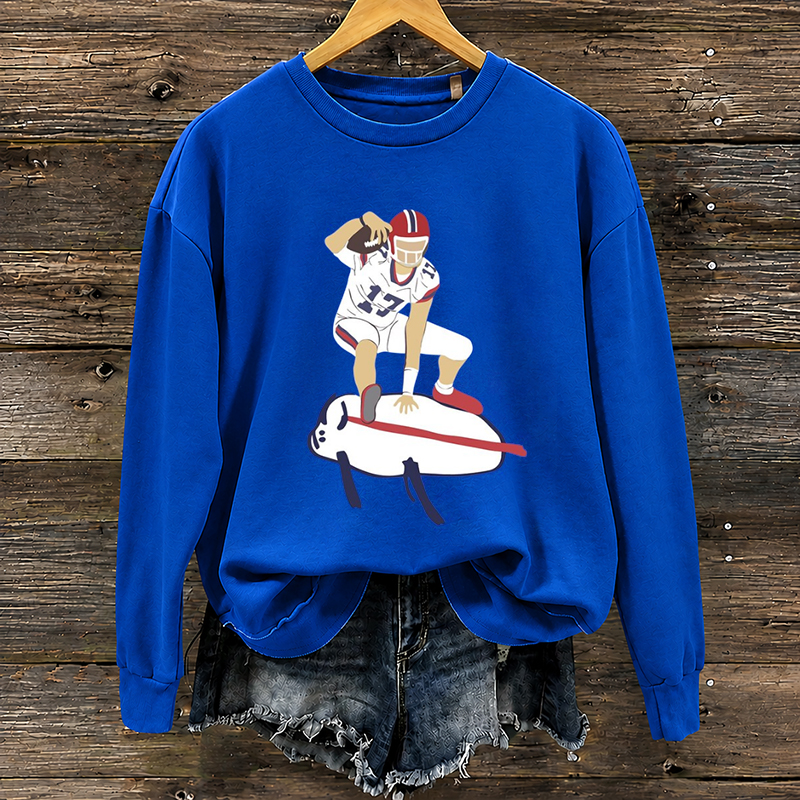 Josh Allen Buffalo Drawing Sweatshirt