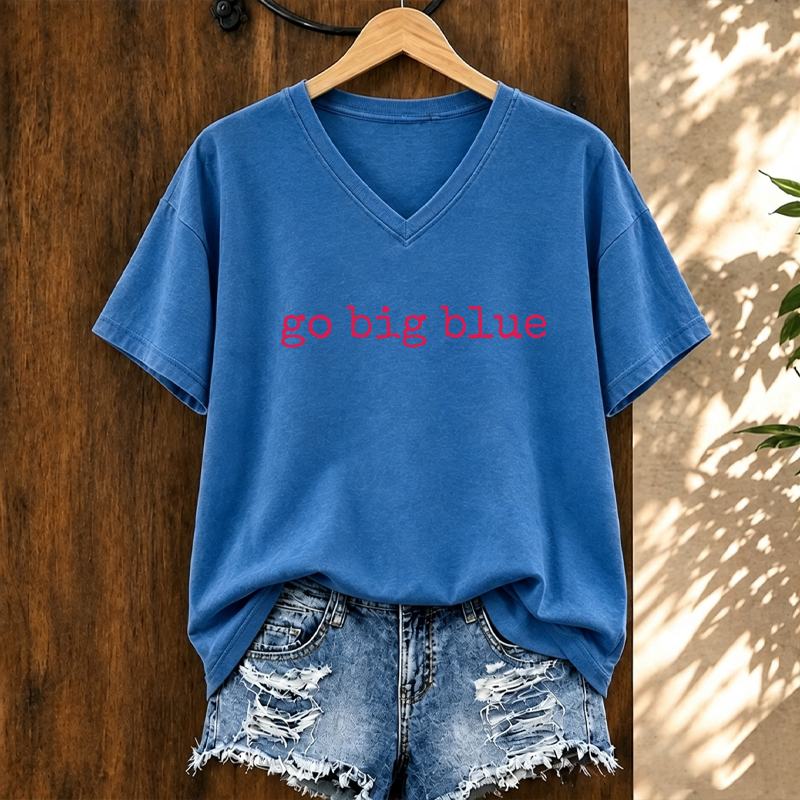 New York V-neck T-shirt