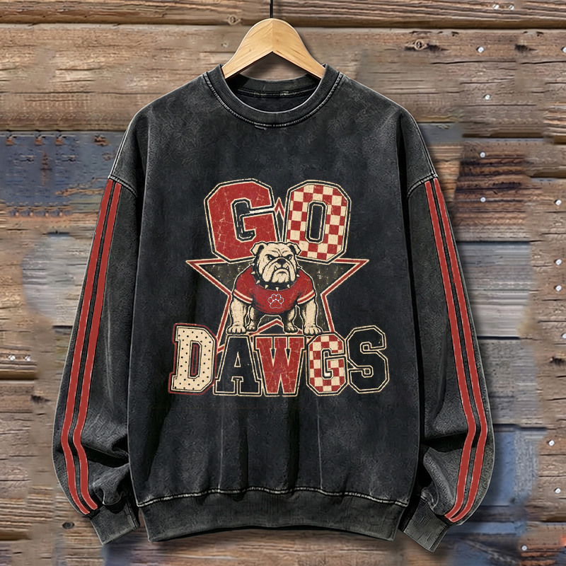 Vintage Georgia Bulldogs Football Sweatshirt