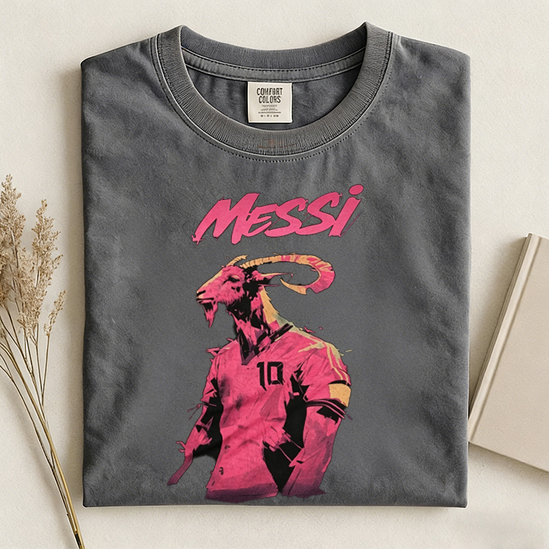 Messi GOAT Soccer Tee - Football Fan Shirt