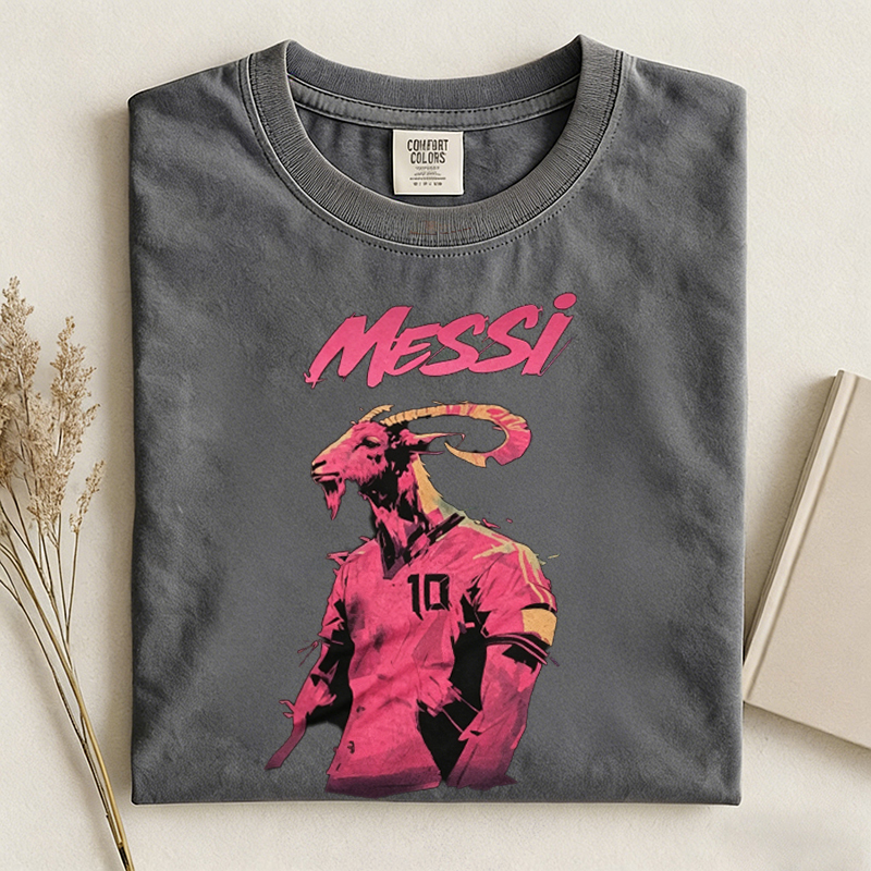Messi GOAT Soccer Tee - Football Fan Shirt