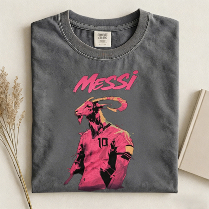 Messi GOAT Soccer Tee - Football Fan Shirt