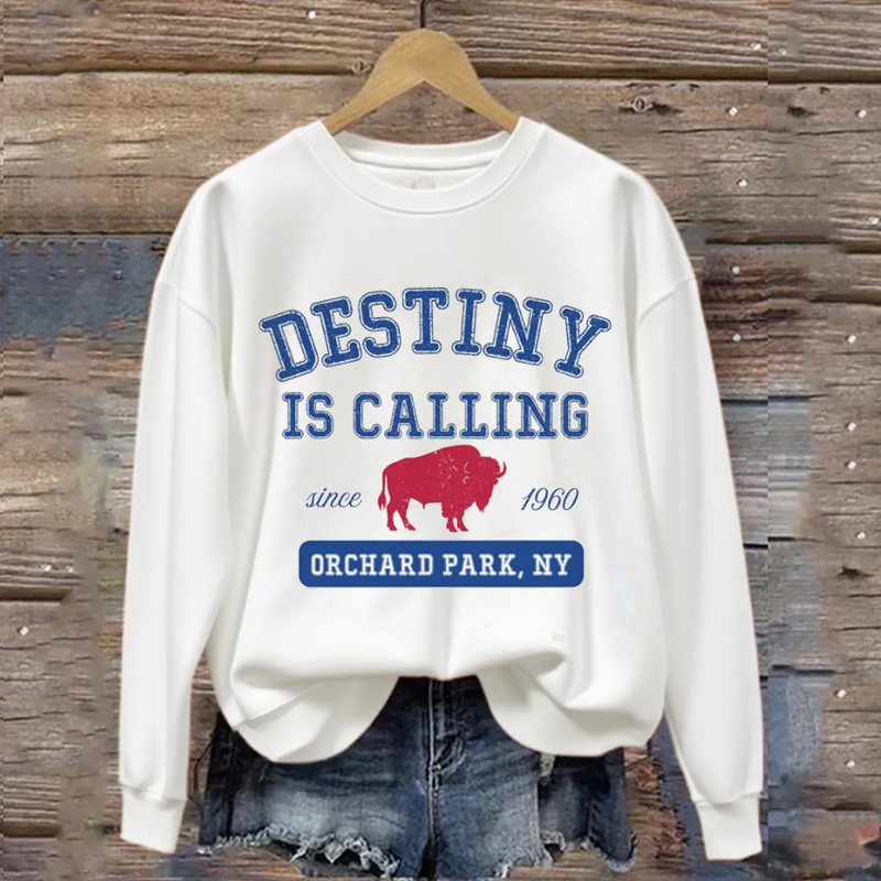 Destiny Is Calling Buffalo Sweatshirt