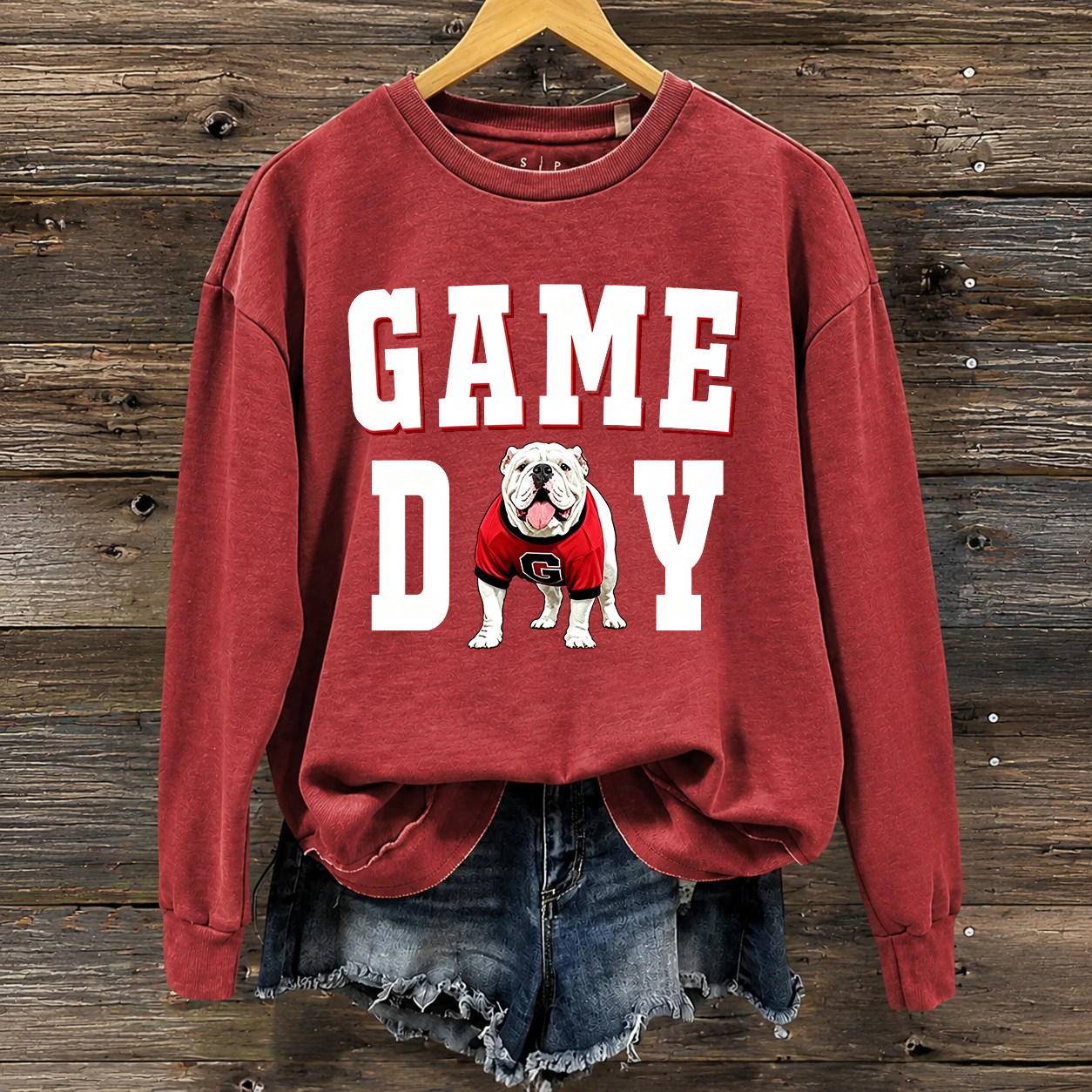 Georgia Dawgs Football Sweatshirt