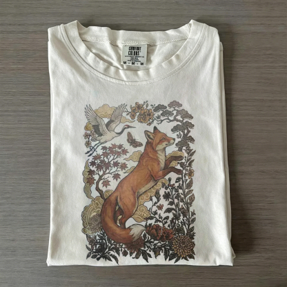 Vintage Fox Graphic T-shirt