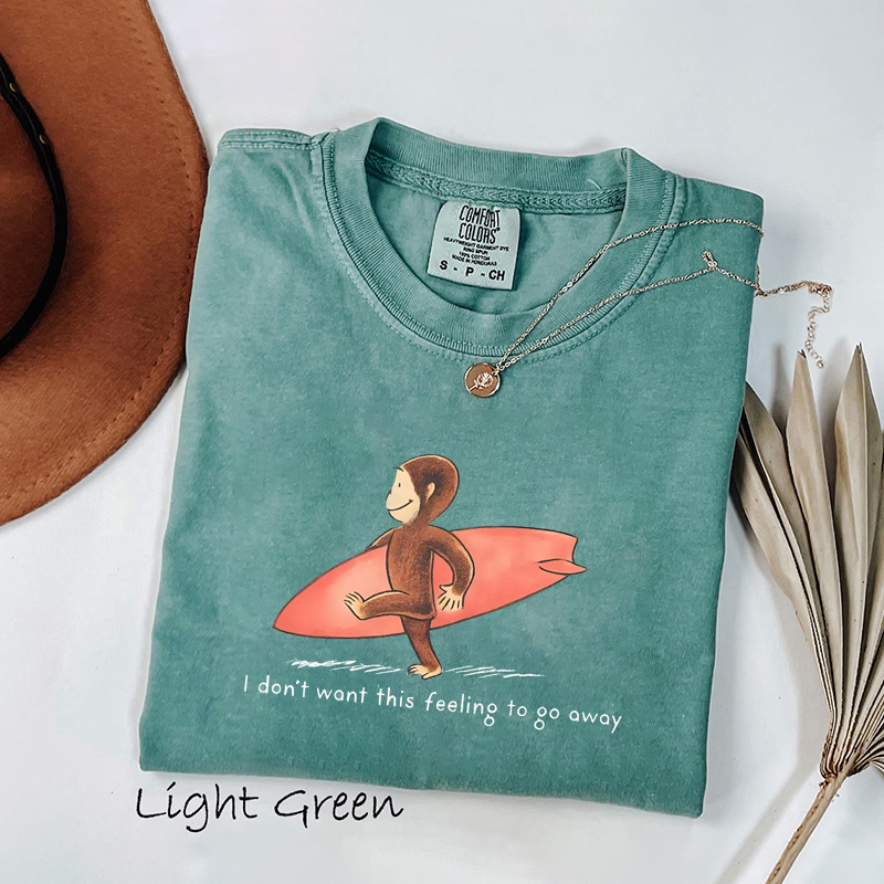Surf Monkey Beach Vacation T-shirt
