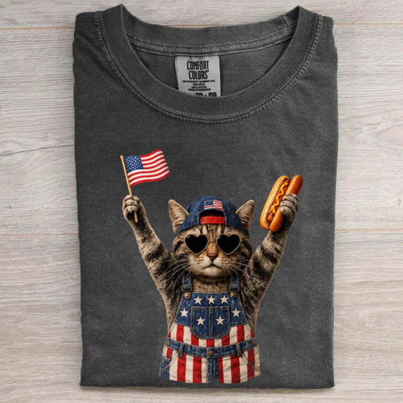 Patriotic Cat T-shirt