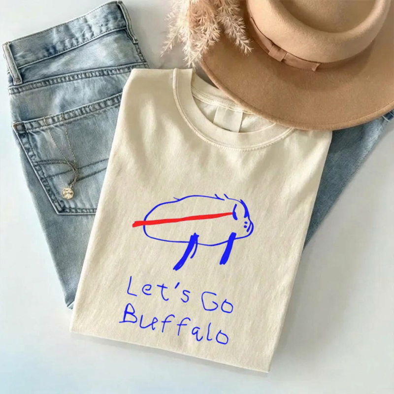 Josh Potato Buffalo Drawing T-Shirt
