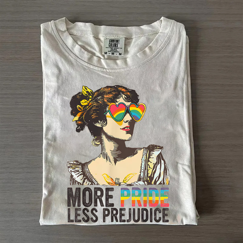 More Pride Less Prejudice LGBTQ T-shirt