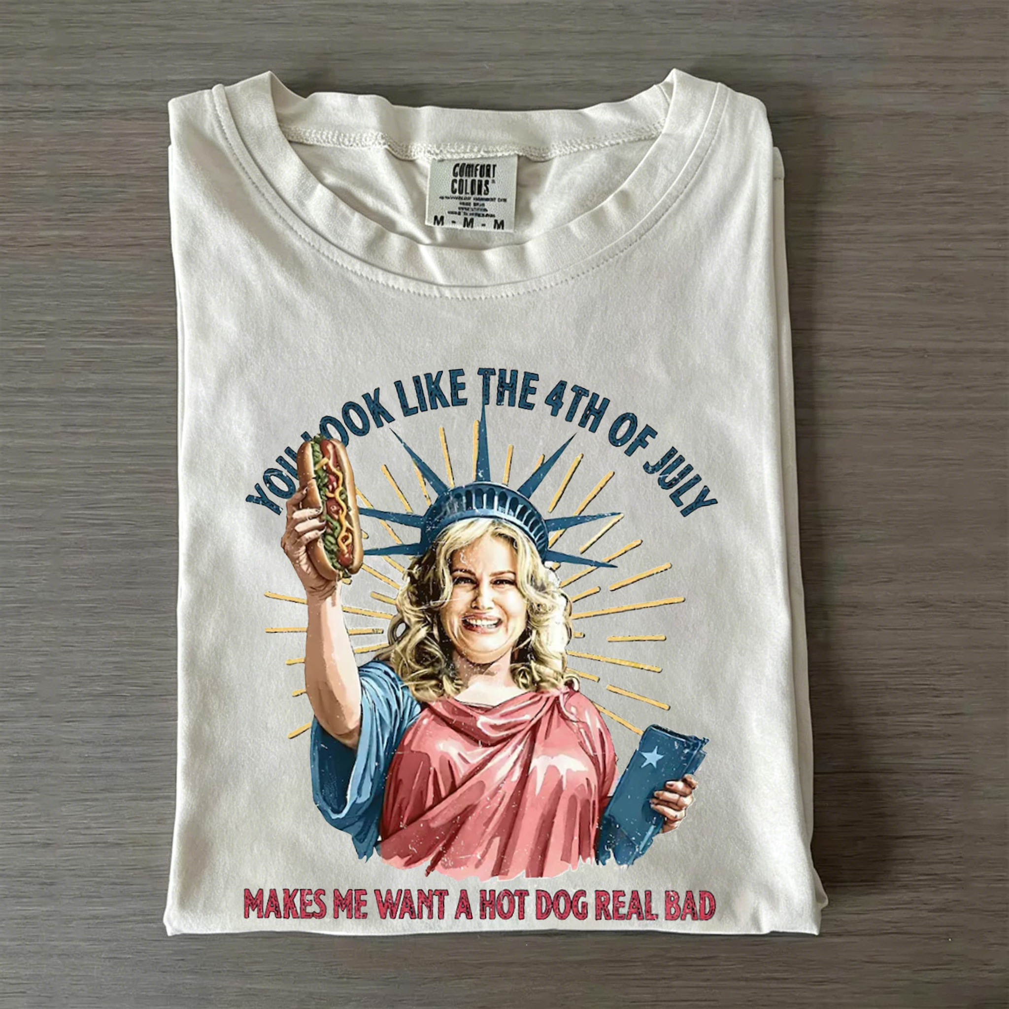 Hot Dog Lover Patriotic T-shirt