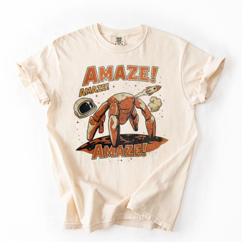 Sci-Fi Alien Graphic T-shirt