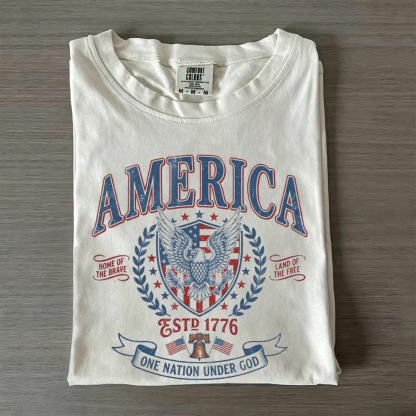 Vintage America Patriotic Eagle T-shirt
