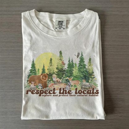 Vintage Forest Animal Environmental T-shirt