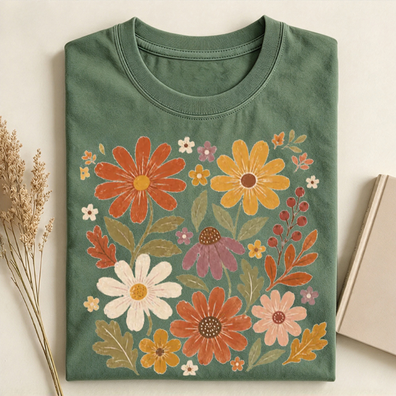 Fall Wildflower Shirt