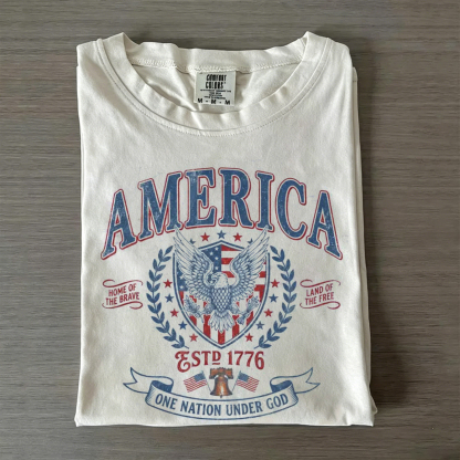 Vintage America Patriotic Eagle T-shirt