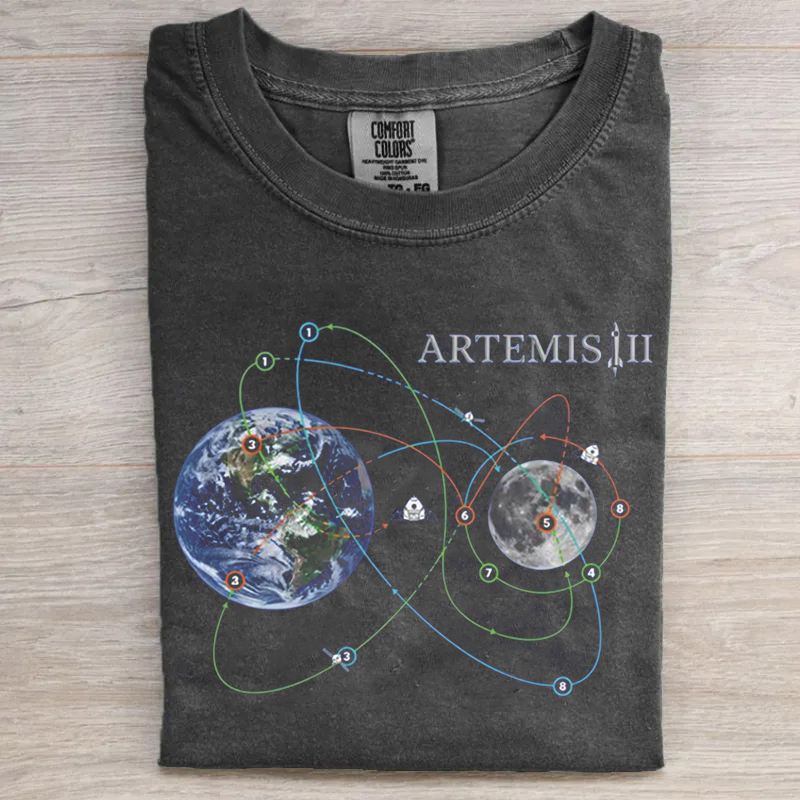 Artemis II 2026 Rocket Launch T-Shirt