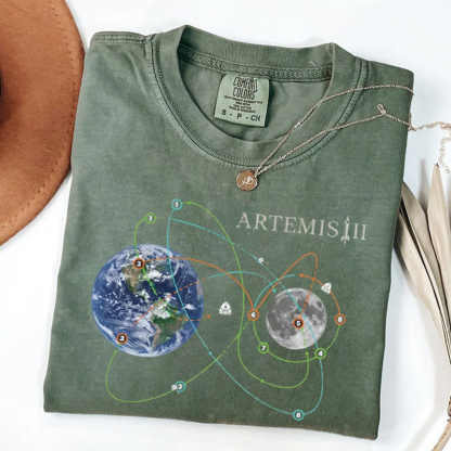 Artemis II 2026 Rocket Launch T-Shirt