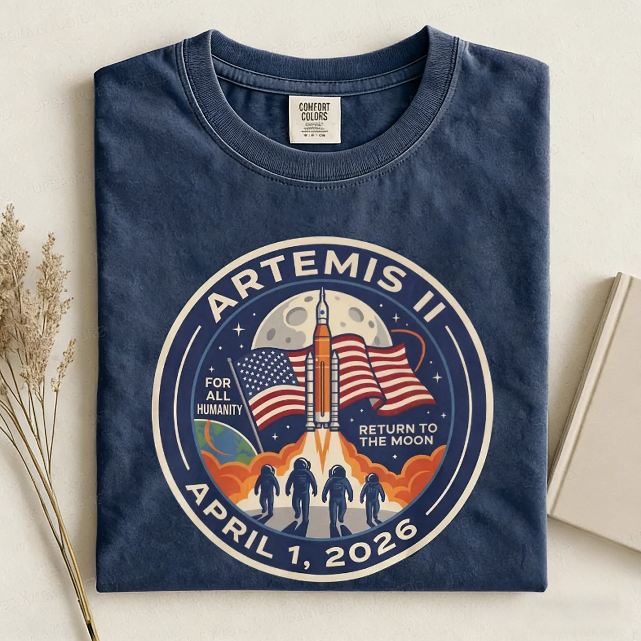Artemis II Astronaut Graphic T-shirt