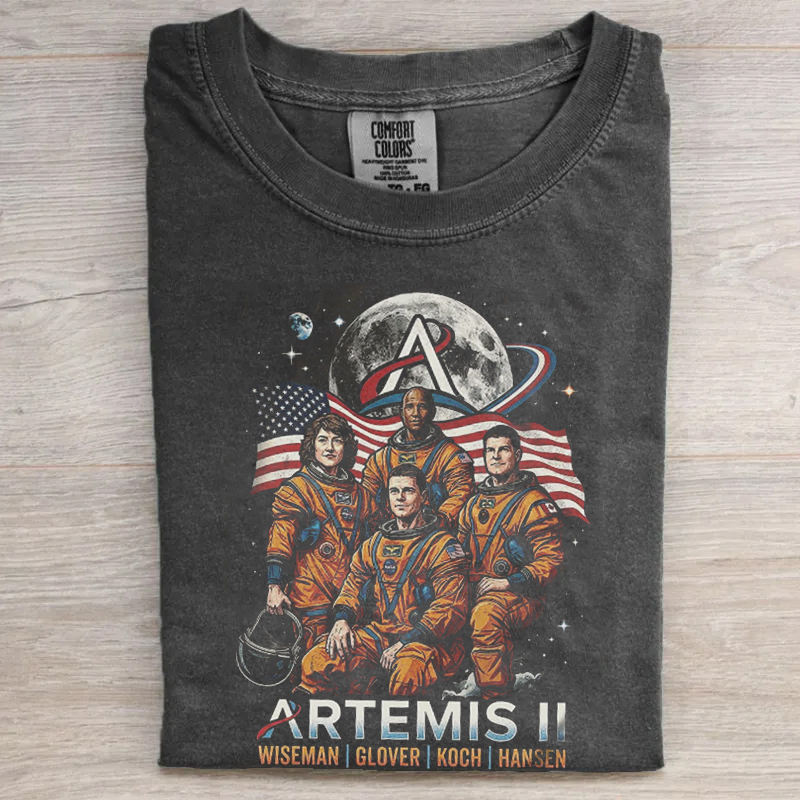 Artemis II Journey Around the Moon T-shirt