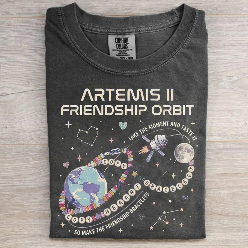 Artemis II Copy Moon Joy Quote T-shirt