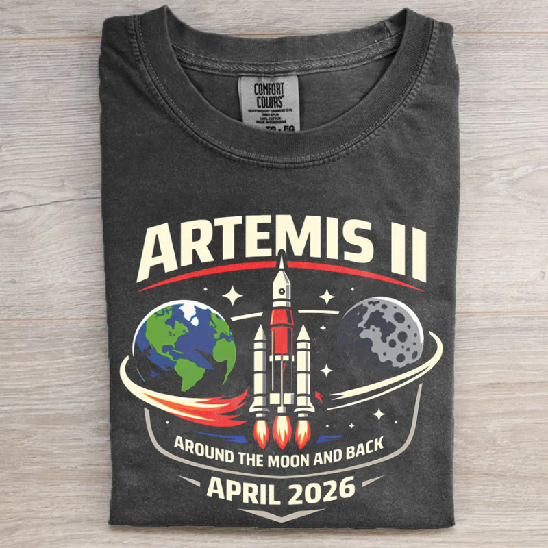 Artemis II Around The Moon And Back T-shirt