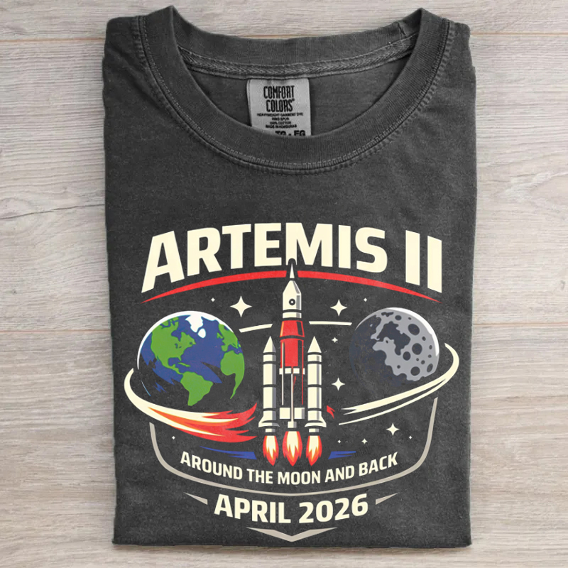 Artemis II Around The Moon And Back T-shirt